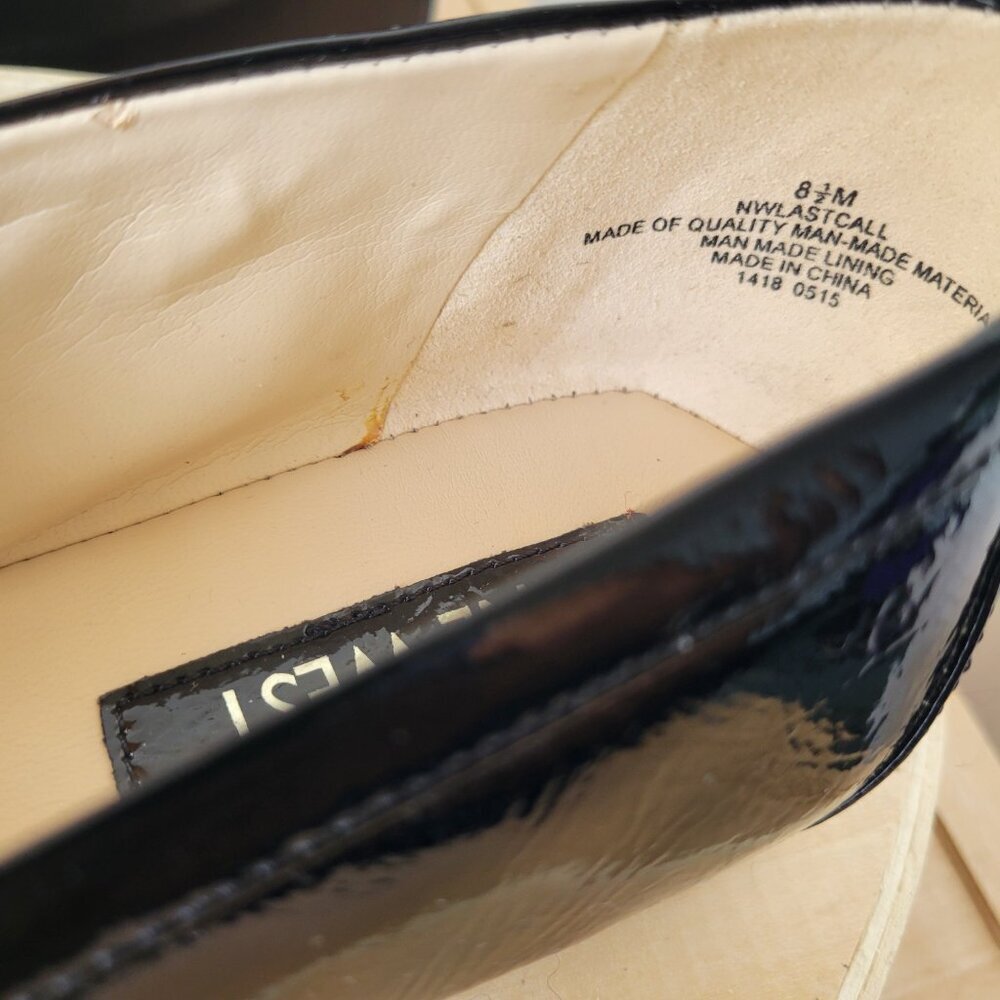 Nine West Black Synthetic Women's Loafers (Size 8½) - Picture 5 of 13